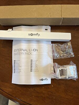 Somfy Rechargeable Lithium Ion Battery Pack Ebay