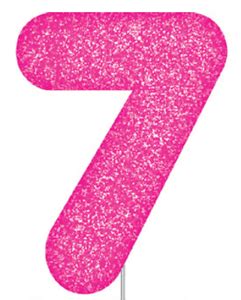 Pink Glitter Number Candles Cake Topper Girl S Birthday Party Cake