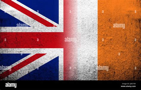 Illustration old dirty ireland flag hi-res stock photography and images ...