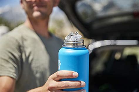 Hydro Flask Water Bottle Stainless Steel And Vacuum Insulated Wide Mouth With Leak Proof Flex