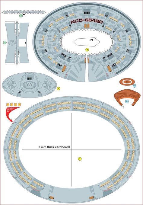 A Paper Model Of A Stadium With Numbers And Instructions On The Front