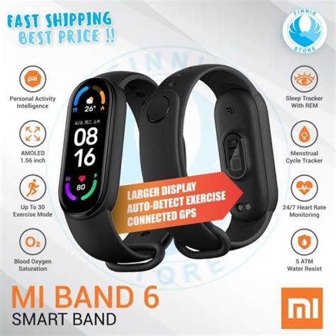 Jual Promo Smartband Xiaomi Mi Band Smartwatch Amoled Display Di