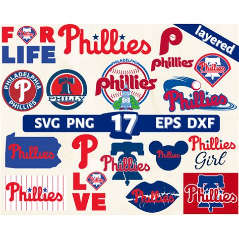 Philadelphia Phillies Bundle Svg Philadelphia Phillies Svg Inspire