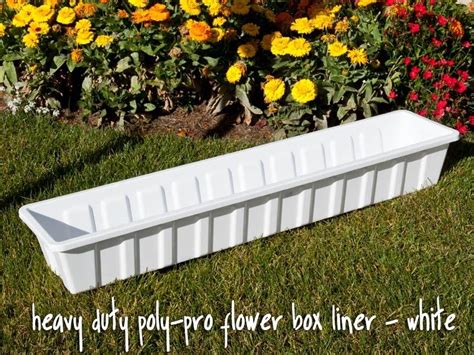 Heavy Duty Poly Pro Flower Box Liners Planter Liners Pro Flower