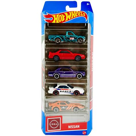 Hot Wheels Nissan 5 kos set majhnih avtomobilov 1 64 Mattel nakupovanje v IgračeShop