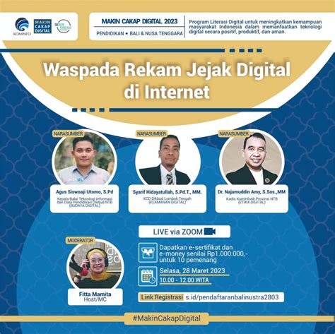 Kemenkominfo Gelar Webinar Mewaspadai Rekam Jejak Digital Lombok Post