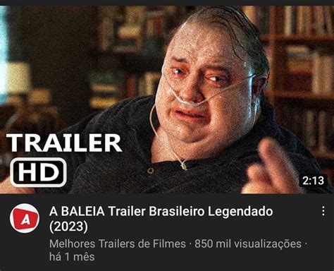 TRAILER HD A BALEIA Trailer Brasileiro Legendado 2023 Melhores