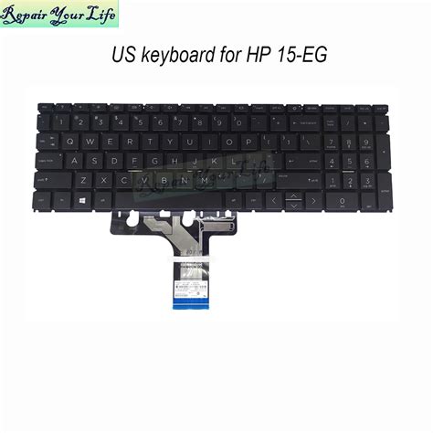 Teclado Retroiluminado Para Ordenador Portátil Hp Pavilion 15 Eg 15