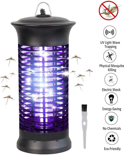 WANFEI Lampe Anti Moustique 6W UV Tué Moustique Electrique Anti