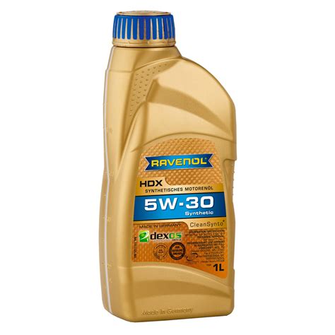 MOTOROVÉ OLEJE RAVENOL HDX 5W 30 CleanSynto 1L SOTAOIL cz