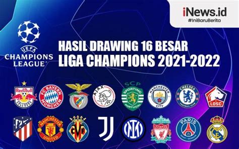 Infografis Hasil Drawing Besar Liga Champions