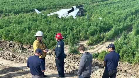 Small Plane Crashes In Field Near Camarillo Airport