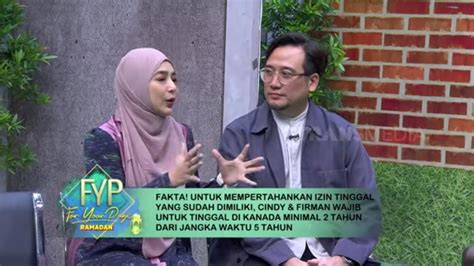 Cindy Fatika Sari Dan Tengku Firmansyah Siap Pindah Ke Kanada Fyp