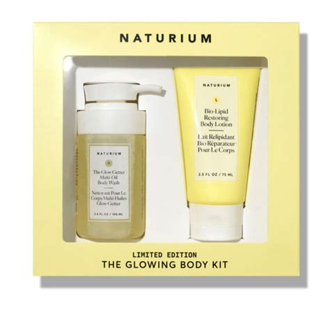 Naturium Limited Edition Glowing Body Holiday Kit 2 Piece Shop