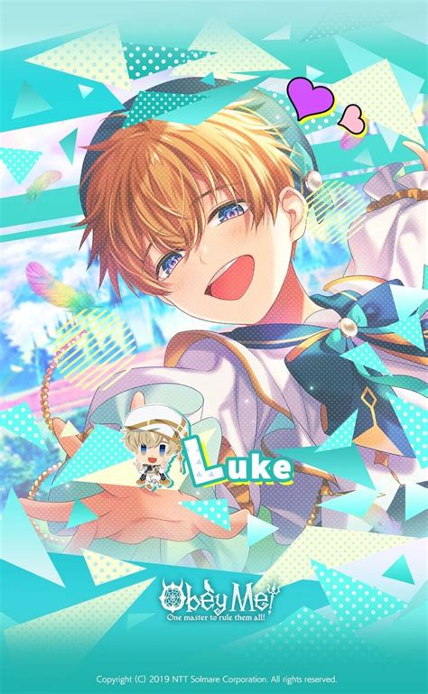 Obey Me Luke Phone Wallpaper Birthday 2022 In 2022 Obey Me Luke