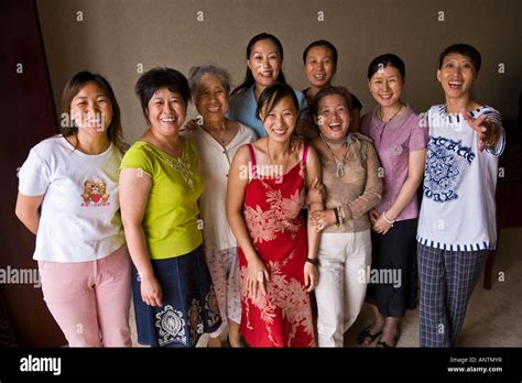 Group Of Chinese Women