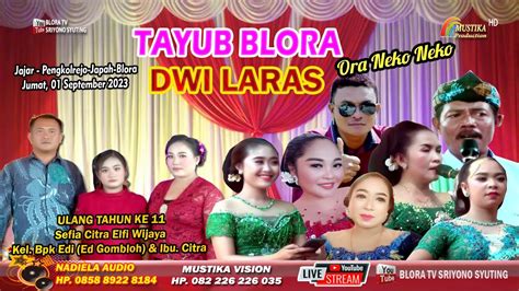 Gendingan Talu Tayub Blora Dwi Laras Youtube