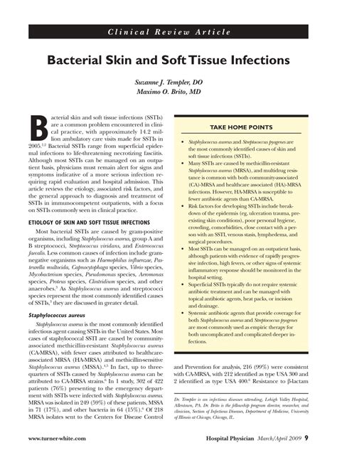 Pdf Bacterial Skin And Soft Tissue Infections