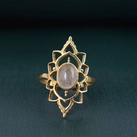 Moonstone Ring Vintage Moonstone Ring Antique Moonstone - Etsy