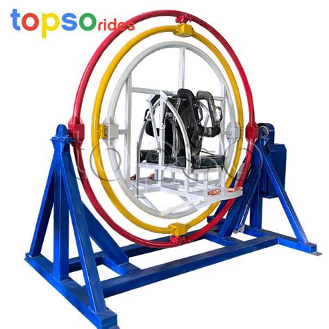 2 Seat Human Gyroscope Ride For Sale | topso, reliable amusement rides manufacturer from henan china