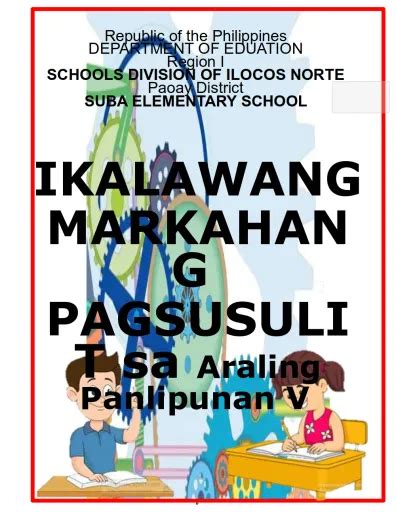 2nd Grading Araling Panlipunan Test Booklet Grade 5 Interactive