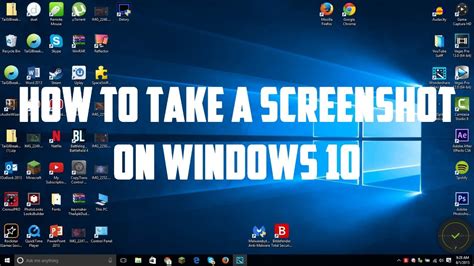 How To Take Screenshots In Windows 10 Youtube