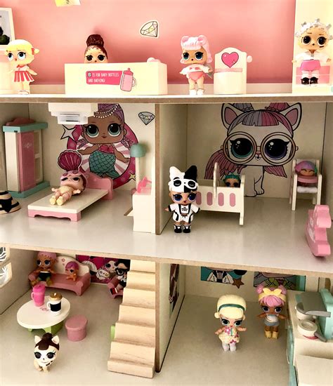 Lol Surprise Doll House Lol Dolls Diy Dollhouse Doll House