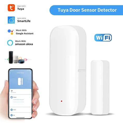 Tuya Wi Fi Sensor De Porta E Janela Inteligente Smart Life Para Alexa E