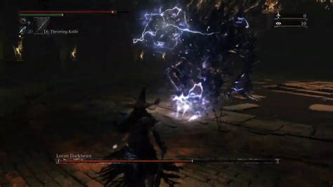 Bloodborne Loran Darkbeast Lower Loran Layer 3 Boss Fight YouTube