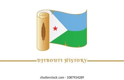 Djibouti Flag Djibouti History Stock Vector (Royalty Free) 1087924289 ...