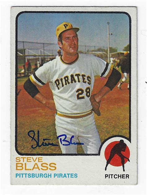 Autographed Dave Cash Pittsburgh Pirates Topps Card Main Line