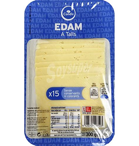 Condis Queso Condis Edam Lonchas 300 G