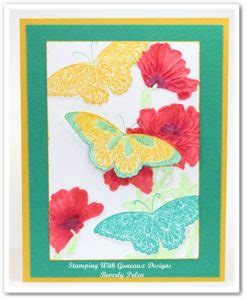 Stampin Up Best Of Butterflies Stamping With Guneaux Designs