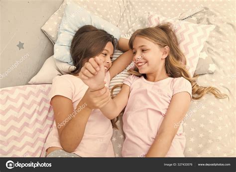 Sisters Joking Laughing At Home Cozy Conversation Sisters Or Best Friends Spend Time Together