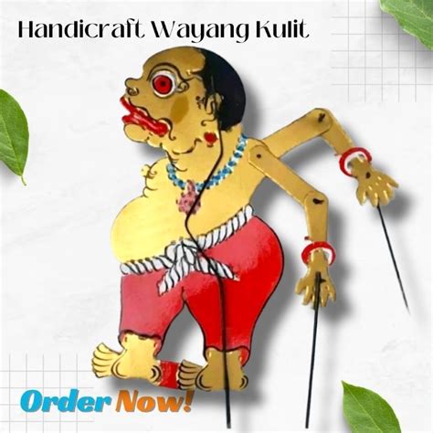 Jual Wayang Kulit Sapi Mainan Bagong Ki Seno Bagong Koloran Tinggi