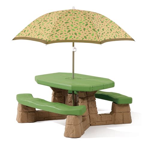 Naturally Playful® Picnic Table with Umbrella from Step2