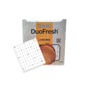 Papel Acoplado Lanches Duofresh Premium Food X Cm Und