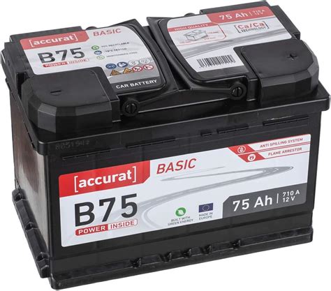 Accurat Basic B Autobatterie V Ah A Zyklenfest