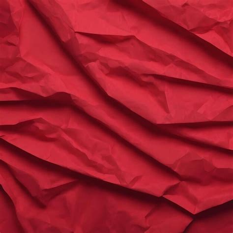 Premium Photo Crumpled Red Paper Texture Background