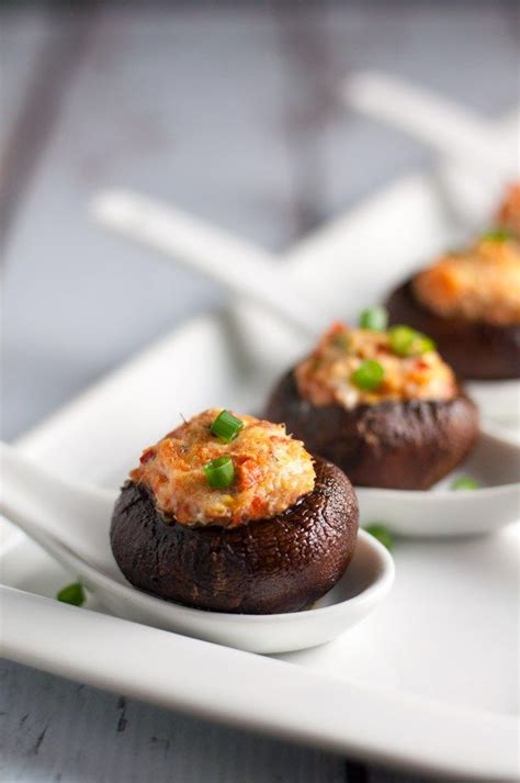 Salmon Stuffed Mushrooms Recip Zoid