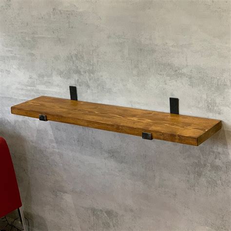 Rustic Wood Solid Shelf Reclaimed Scaffold Board Pine Treated Etsy