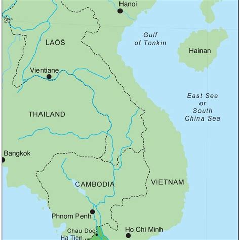 Administrative divisions of An Giang Province and research locations ...