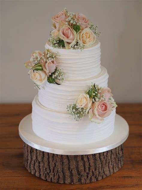 Swirled Textured Soft Iced Wedding Cake By Sarah Louise Cakes Wedding