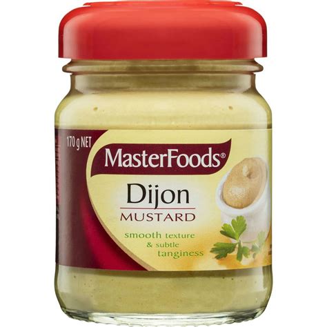 Masterfoods Mustard Dijon Original 170g The Australian Food Shop