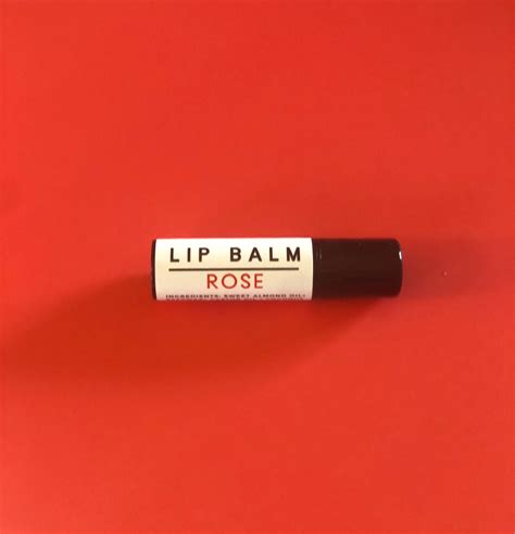 Rose Lip Balm With A Touch Of Passionfruit Etsy