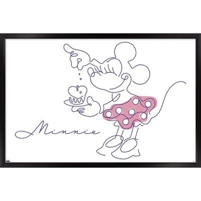 Trends International Disney Simple Moments Line Art Minnie Mouse