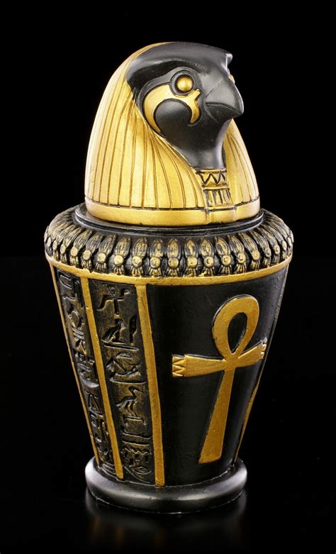 Canopic Jar Qebehsenuef Son Of Horus Boxes Egypt Cultures