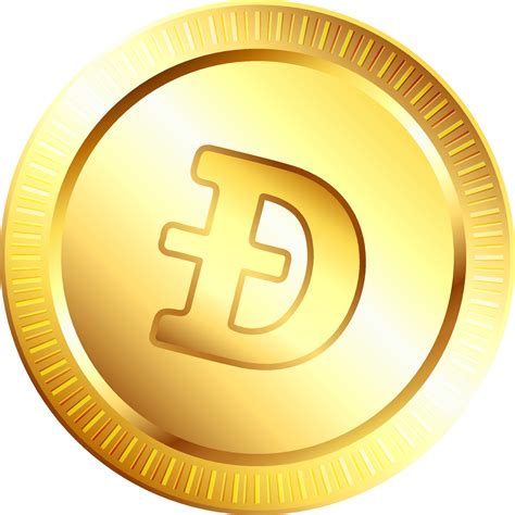 Illustration of bright golden dogecoin symbol. 24826341 Vector Art at Vecteezy