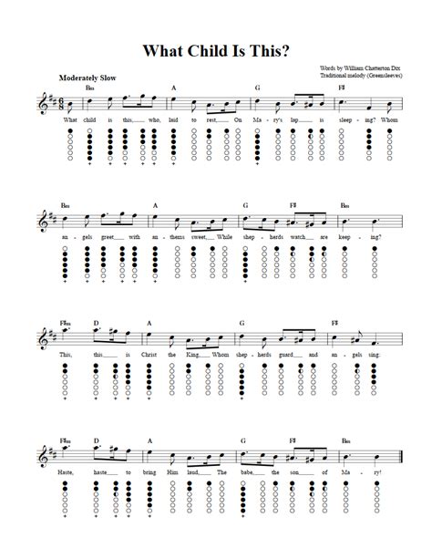 Tin Whistle Finger Chart Ubicaciondepersonascdmxgobmx