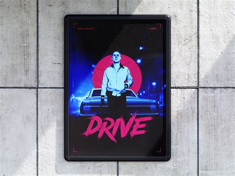 Drive Movie Poster, Drive Movie Wall Art Printable, Gift for Cinema Fan ...